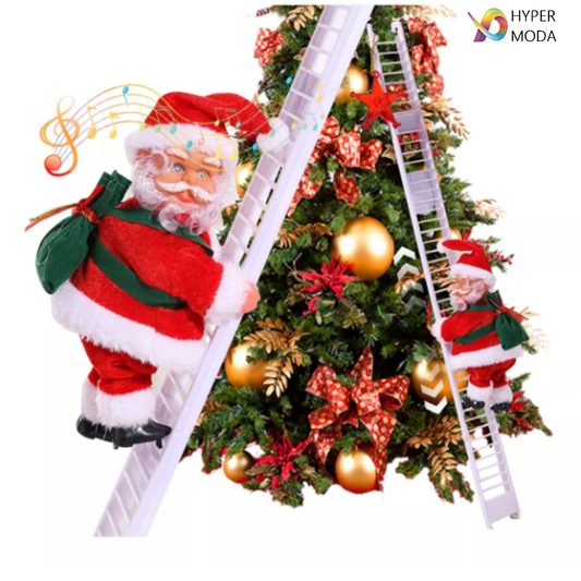 Santa Claus Con Musical en Escalera